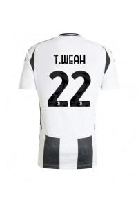 Juventus Timothy Weah #22 Fotballdrakt Hjemme Klær 2024-25 Korte ermer